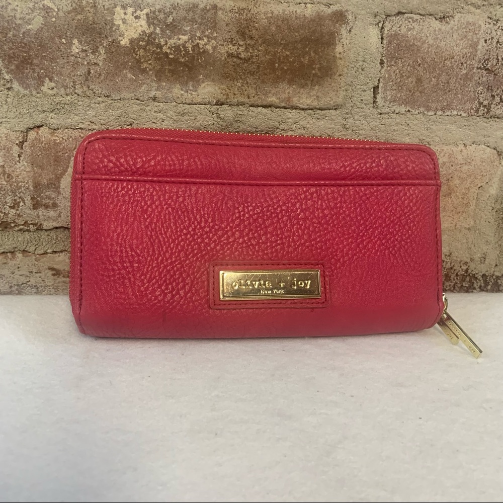 Olivia + joy pink wallet